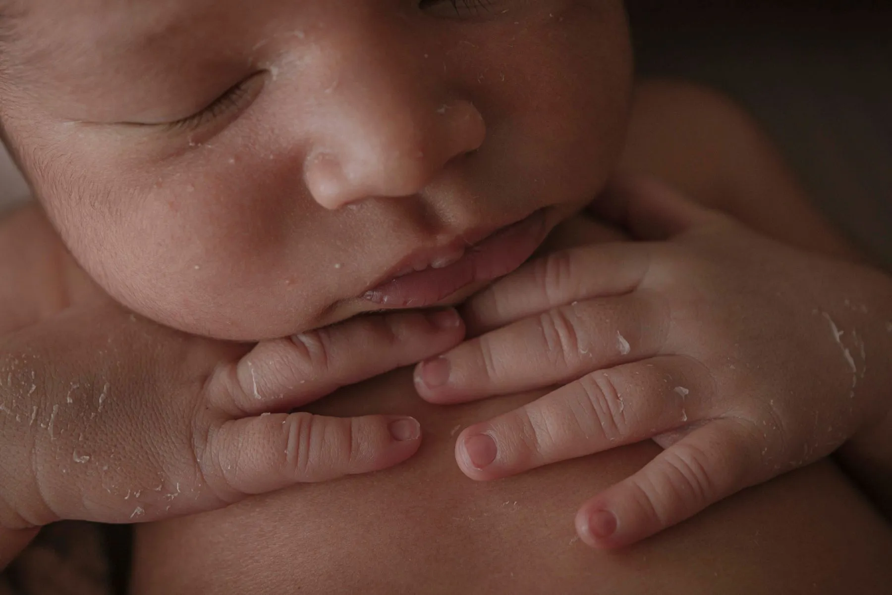 Friedlich schlafendes Baby